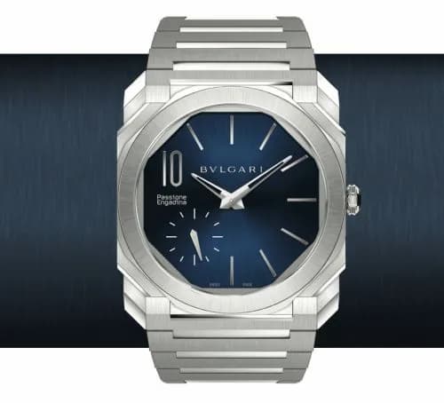 Bulgari Octo Finissimo Automatic Steel / Blue / Passione Engadina 103564