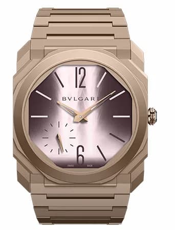Bulgari Octo Finissimo Automatic Pink Gold / Hiroshi Senju / Bracelet 105053 — фото часов Bulgari Octo Finissimo Automatic Pink Gold / Hiroshi Senju / Bracelet 105053 — фото часов