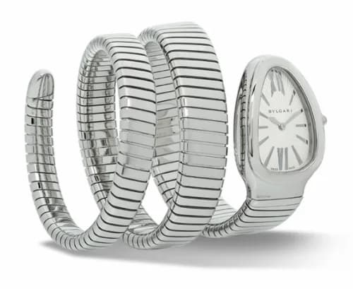 Bulgari Serpenti Tubogas Silver Double Tour 101911