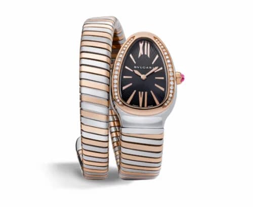 Bulgari Serpenti Tubogas Two Tone Black Diamond 102098