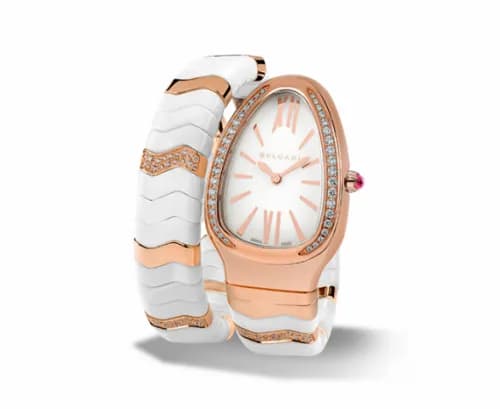 Bulgari Serpenti Spiga Pink Gold White 102202