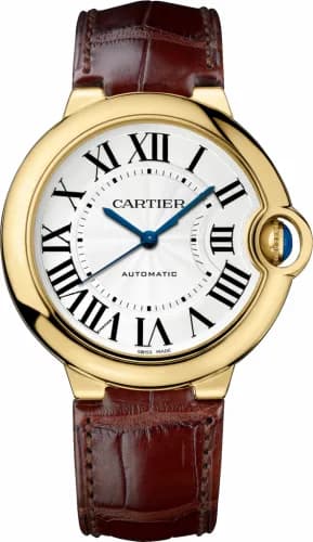 Cartier Ballon Blue de Cartier 36 Automatic Yellow Gold / Silver W6900356 — фото часов Cartier Ballon Blue de Cartier 36 Automatic Yellow Gold / Silver W6900356 — фото часов