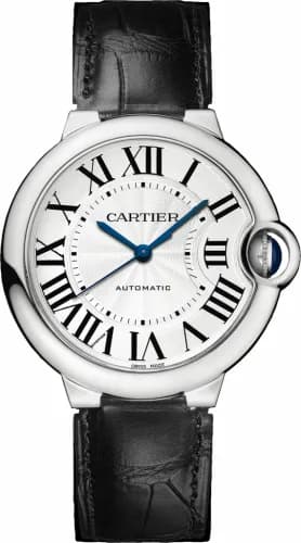 Cartier Ballon Blue de Cartier 36 Automatic Stainless Steel / Silver W69017Z4 — фото часов Cartier Ballon Blue de Cartier 36 Automatic Stainless Steel / Silver W69017Z4 — фото часов