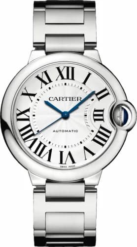 Cartier Ballon Blue de Cartier 36 Automatic Stainless Steel / Silver / Bracelet W6920046 — фото часов Cartier Ballon Blue de Cartier 36 Automatic Stainless Steel / Silver / Bracelet W6920046 — фото часов