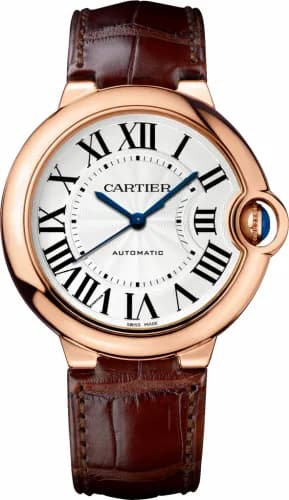 Cartier Ballon Blue de Cartier 36 Automatic Pink Gold / Silver WGBB0009 — фото часов Cartier Ballon Blue de Cartier 36 Automatic Pink Gold / Silver WGBB0009 — фото часов