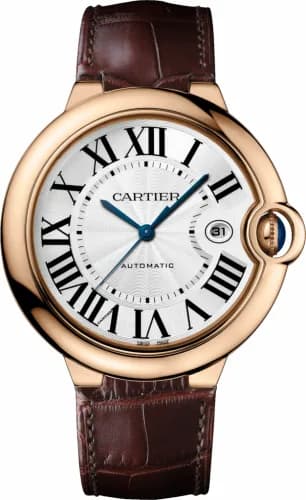 Cartier Ballon Blue de Cartier 42 Automatic Pink Gold / Silver WGBB0017