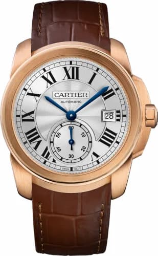 Cartier Calibre de Cartier 38 Pink Gold / Silver WGCA0003 — фото часов Cartier Calibre de Cartier 38 Pink Gold / Silver WGCA0003 — фото часов