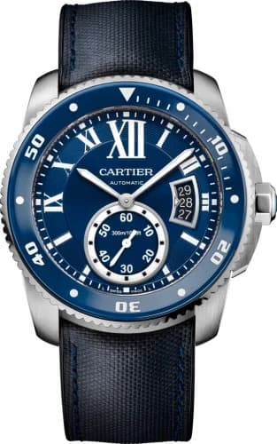 Cartier Calibre de Cartier Diver Stainless Steel / Blue / Rubber WSCA0010
