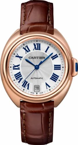 Cartier Clé de Cartier 35 Pink Gold / Silver WGCL0013 — фото часов Cartier Clé de Cartier 35 Pink Gold / Silver WGCL0013 — фото часов