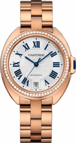 Cartier Clé de Cartier 35 Pink Gold / Diamonds/ Bracelet WJCL0006 — фото часов Cartier Clé de Cartier 35 Pink Gold / Diamonds/ Bracelet WJCL0006 — фото часов