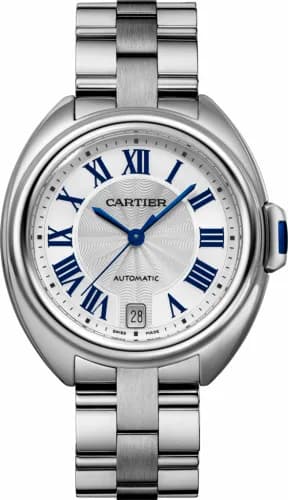 Cartier Clé de Cartier 35 Stainless Steel / Silver / Bracelet WSCL0006 — фото часов Cartier Clé de Cartier 35 Stainless Steel / Silver / Bracelet WSCL0006 — фото часов