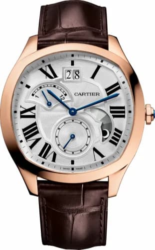 Cartier Drive de Cartier Second Time Zone Day / Night Pink Gold / Silver WGNM0005