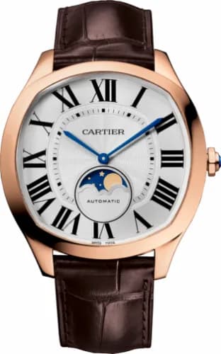Cartier Drive de Cartier Moon Phases Pink Gold / Silver WGNM0008