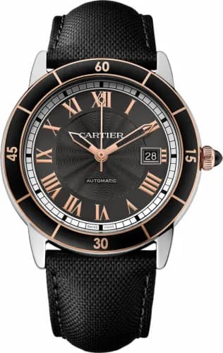 Cartier Ronde Croisière de Cartier Stainless Steel / Pink Gold /Grey W2RN0005 — фото часов Cartier Ronde Croisière de Cartier Stainless Steel / Pink Gold /Grey W2RN0005 — фото часов