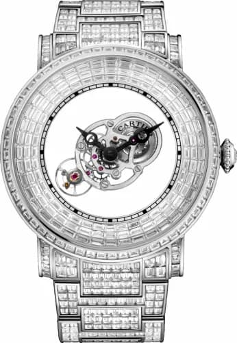 Cartier Rotonde de Cartier Astromystérieux Platinum / Baguette / Bracelet HPI01072