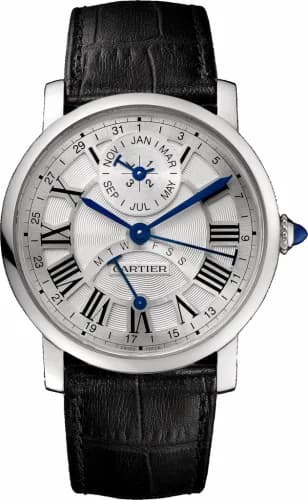 Cartier Rotonde de Cartier Perpetual Calendar White Gold / Silver W1556218 — фото часов Cartier Rotonde de Cartier Perpetual Calendar White Gold / Silver W1556218 — фото часов