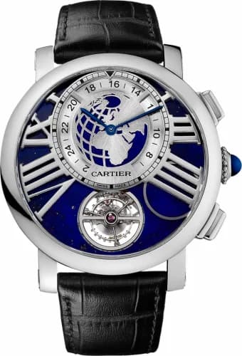 Cartier Rotonde de Cartier Earth and Moon Platinum W1556222 — фото часов Cartier Rotonde de Cartier Earth and Moon Platinum W1556222 — фото часов