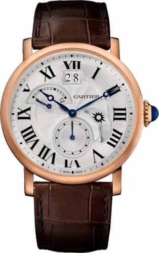 Cartier Rotonde de Cartier Second Time Zone Day / Night Pink Gold / Silver W1556240 — фото часов Cartier Rotonde de Cartier Second Time Zone Day / Night Pink Gold / Silver W1556240 — фото часов