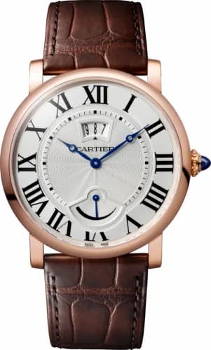 Cartier Rotonde de Cartier Calendar Aperture and Power Reserve Pink Gold / Silver W1556252 — фото часов Cartier Rotonde de Cartier Calendar Aperture and Power Reserve Pink Gold / Silver W1556252 — фото часов