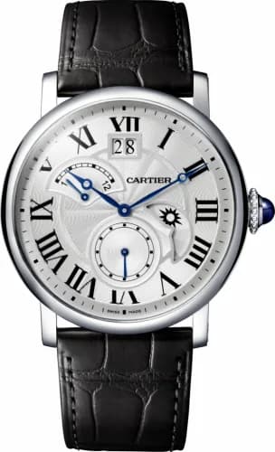 Cartier Rotonde de Cartier Second Time Zone Day / Night Stainless Steel / Silver W1556368 — фото часов Cartier Rotonde de Cartier Second Time Zone Day / Night Stainless Steel / Silver W1556368 — фото часов