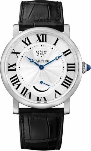 Cartier Rotonde de Cartier Calendar Aperture and Power Reserve Stainless Steel / Silver W1556369 — фото часов Cartier Rotonde de Cartier Calendar Aperture and Power Reserve Stainless Steel / Silver W1556369 — фото часов