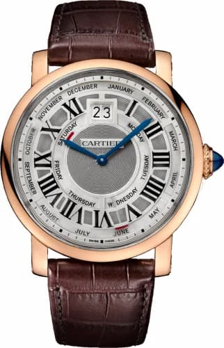 Cartier Rotonde de Cartier 45 Annual Calendar Pink Gold / Silver W1580001