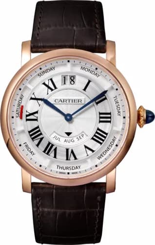 Cartier Rotonde de Cartier 40 Annual Calendar Pink Gold / Silver WHRO0002 — фото часов Cartier Rotonde de Cartier 40 Annual Calendar Pink Gold / Silver WHRO0002 — фото часов