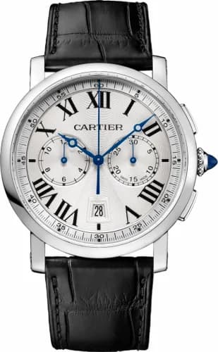 Cartier Rotonde de Cartier Chronograph Stainless Steel / Silver WSRO0002 — фото часов Cartier Rotonde de Cartier Chronograph Stainless Steel / Silver WSRO0002 — фото часов