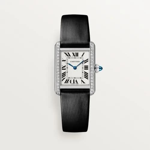 Cartier Tank Must Small Quartz Stainless Steel - Diamond / Silver W4TA0016 — фото часов Cartier Tank Must Small Quartz Stainless Steel - Diamond / Silver W4TA0016 — фото часов