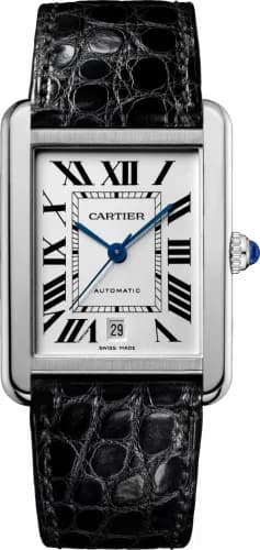 Cartier Tank Solo Automatic Stainless Steel / Silver W5200027 — фото часов Cartier Tank Solo Automatic Stainless Steel / Silver W5200027 — фото часов
