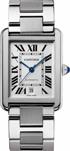 Cartier Tank Solo Automatic Stainless Steel / Silver / Bracelet W5200028 — фото часов Cartier Tank Solo Automatic Stainless Steel / Silver / Bracelet W5200028 — фото часов