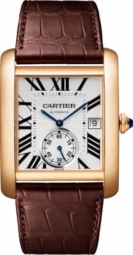Cartier Tank MC 34.3 Pink Gold / Silver W5330001 — фото часов Cartier Tank MC 34.3 Pink Gold / Silver W5330001 — фото часов