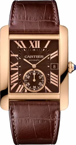 Cartier Tank MC 34.3 Pink Gold / Chocolate W5330002 — фото часов Cartier Tank MC 34.3 Pink Gold / Chocolate W5330002 — фото часов