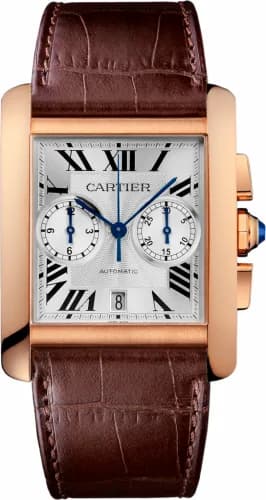 Cartier Tank MC 34.3 Chronograph Pink Gold / Silver W5330005 — фото часов Cartier Tank MC 34.3 Chronograph Pink Gold / Silver W5330005 — фото часов