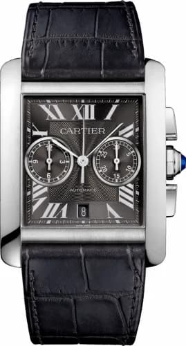 Cartier Tank MC 34.3 Chronograph Stainless Steel / Grey W5330008 — фото часов Cartier Tank MC 34.3 Chronograph Stainless Steel / Grey W5330008 — фото часов