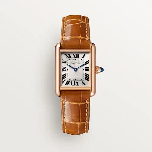 Cartier Tank Louis Cartier Small Manual Rose Gold / Silver WGTA0010 — фото часов Cartier Tank Louis Cartier Small Manual Rose Gold / Silver WGTA0010 — фото часов