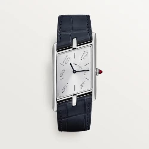 Cartier Tank Asymétrique Platinum / Silver WGTA0042 — фото часов Cartier Tank Asymétrique Platinum / Silver WGTA0042 — фото часов
