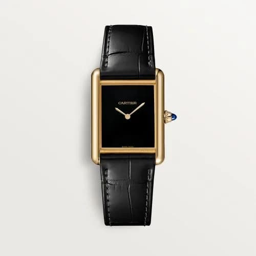 Cartier Tank Louis Cartier Large Manual Yellow Gold / Black WGTA0091 — фото часов Cartier Tank Louis Cartier Large Manual Yellow Gold / Black WGTA0091 — фото часов