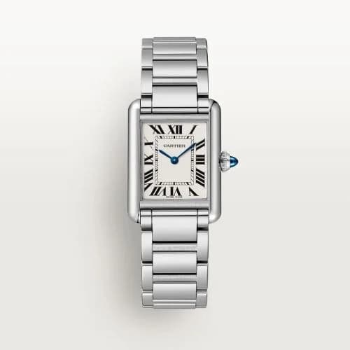 Cartier Tank Must Small Quartz Stainless Steel / Silver / Bracelet WSTA0051 — фото часов Cartier Tank Must Small Quartz Stainless Steel / Silver / Bracelet WSTA0051 — фото часов