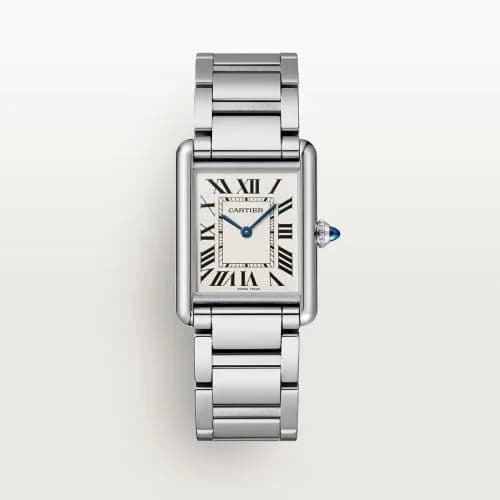 Cartier Tank Must Large Quartz Stainless Steel / Silver / Bracelet WSTA0052 — фото часов Cartier Tank Must Large Quartz Stainless Steel / Silver / Bracelet WSTA0052 — фото часов