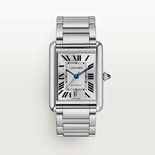 Cartier Tank Must Extra Large Automatic Stainless Steel / Silver / Bracelet WSTA0053 — фото часов Cartier Tank Must Extra Large Automatic Stainless Steel / Silver / Bracelet WSTA0053 — фото часов