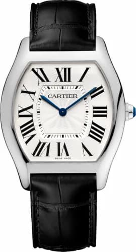 Cartier Tortue Extra Flat White Gold / Silver WGTO0003 — фото часов Cartier Tortue Extra Flat White Gold / Silver WGTO0003 — фото часов