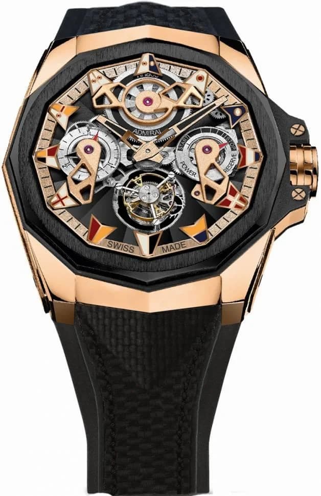Corum Admiral 45 Tourbillon Openworked A298/04127-298.100.86/F249 AD12 A298-04127-298-100-86-F249 AD12 — фото часов Corum Admiral 45 Tourbillon Openworked A298/04127-298.100.86/F249 AD12 A298-04127-298-100-86-F249 AD12 — фото часов