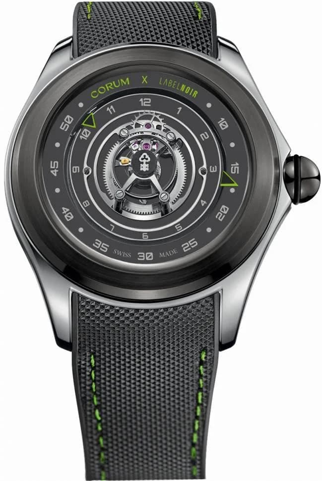 Corum Bubble 47 Central Tourbillon X Label Noir L406/04433-406.101.04/0601 SW02 L406-04433-406-101-04-0601 SW02 — фото часов Corum Bubble 47 Central Tourbillon X Label Noir L406/04433-406.101.04/0601 SW02 L406-04433-406-101-04-0601 SW02 — фото часов