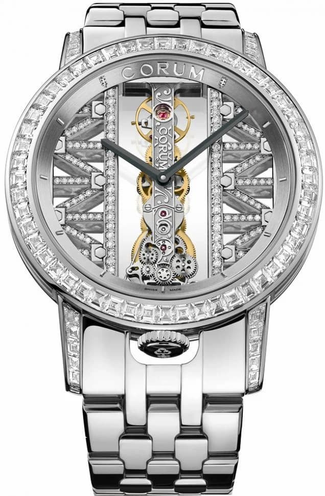 Corum Golden Bridge 43 White Gold Baguette B113/04470 B113-04470 — фото часов Corum Golden Bridge 43 White Gold Baguette B113/04470 B113-04470 — фото часов
