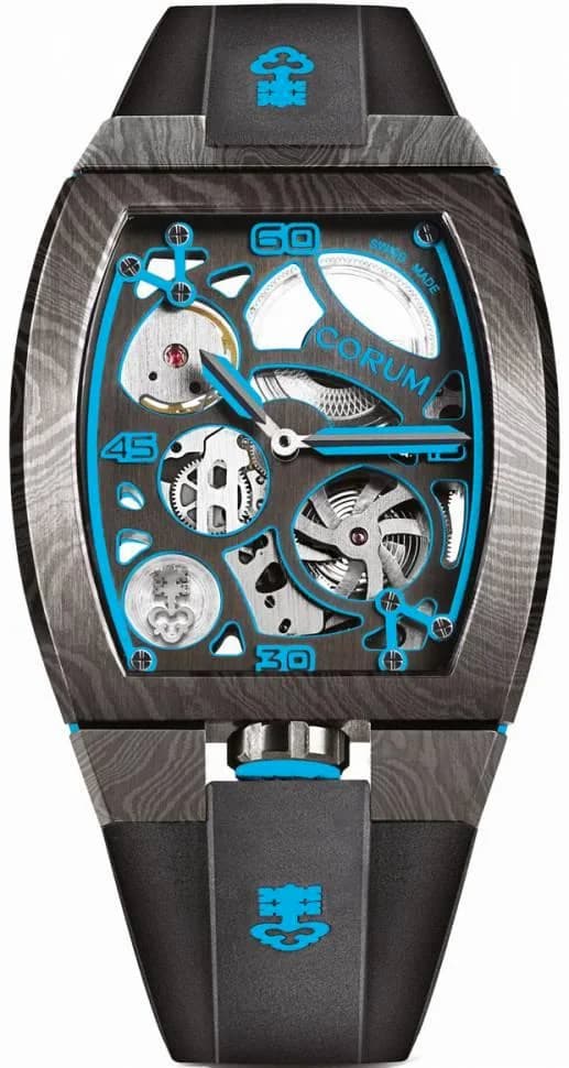 Corum Lab 01 Damascus Steel Z410/03862-410.100.43/F371 BL01 Z410-03862-410-100-43-F371 BL01