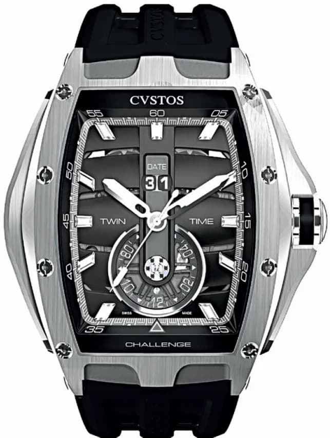 Cvstos Cvstos Hour Minute Seconde Challenge Twin-time Steel A01108.4102001 A01108-4102001 — фото часов Cvstos Cvstos Hour Minute Seconde Challenge Twin-time Steel A01108.4102001 A01108-4102001 — фото часов