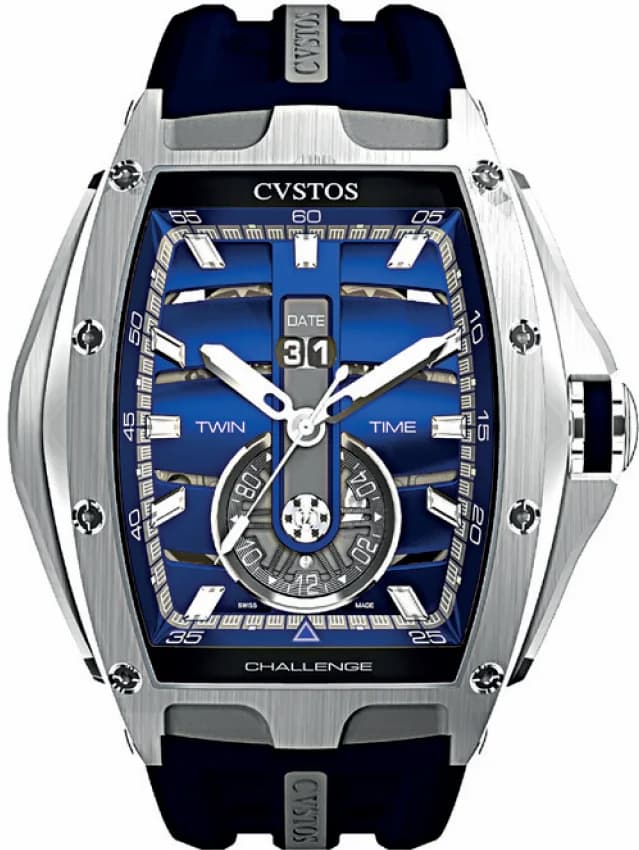 Cvstos Cvstos Hour Minute Seconde Challenge Twin-time Steel A01108.4103001 A01108-4103001 — фото часов Cvstos Cvstos Hour Minute Seconde Challenge Twin-time Steel A01108.4103001 A01108-4103001 — фото часов