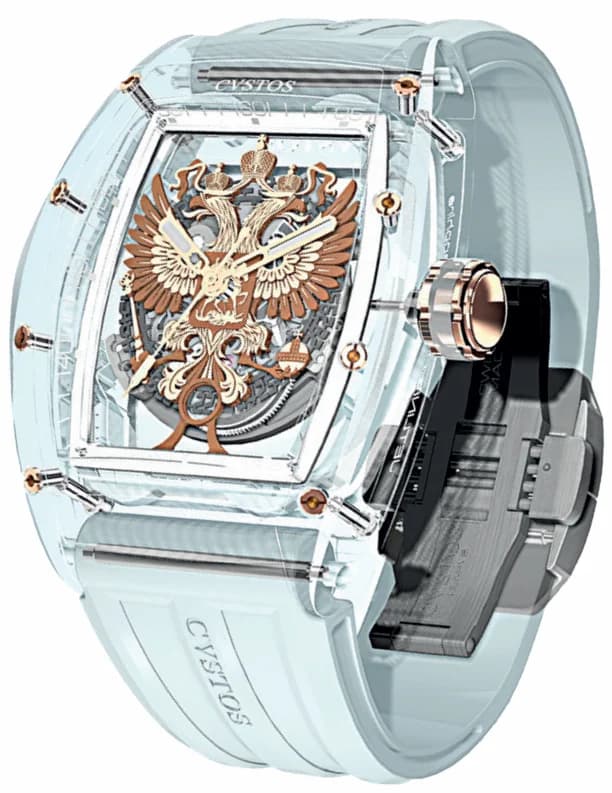 Cvstos Cvstos Hour Minute Seconde Challenge Coat Of Arms Proud To Be Russian Sapphire A10101.4185001 A10101-4185001 — фото часов Cvstos Cvstos Hour Minute Seconde Challenge Coat Of Arms Proud To Be Russian Sapphire A10101.4185001 A10101-4185001 — фото часов