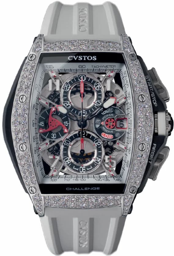Cvstos Cvstos Challenge III Chrono Steel 2 Row Diamonds B00107.4102007 B00107-4102007 — фото часов Cvstos Cvstos Challenge III Chrono Steel 2 Row Diamonds B00107.4102007 B00107-4102007 — фото часов